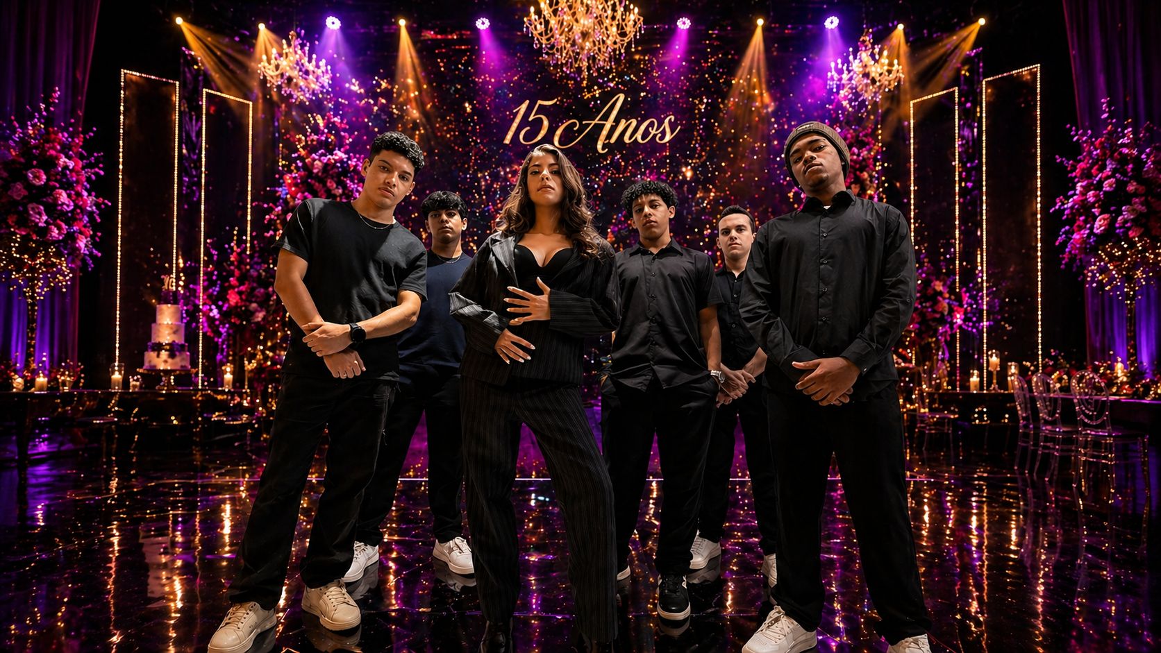 Banda Fifteen tocando ao vivo em festa de 15 anos em Ribeirão Preto